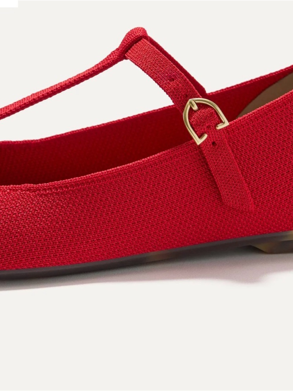 Rothy's Red T-Strap Flats - Picture 3 of 14